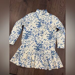 Tuckernuck Blue Floral Long Sleeve Dress